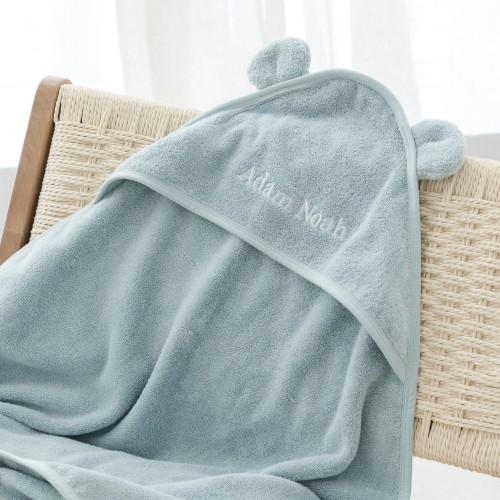 Organic Baby Hooded Towel - Willow (Out of Stock)